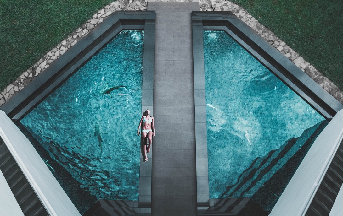 unique artistic pool design