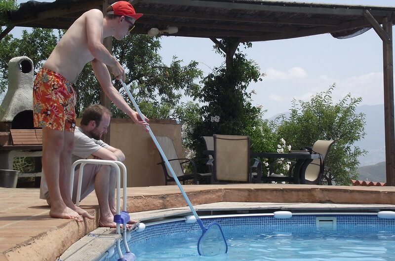 DIY pool cleaning